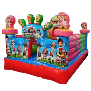 Castillo Inflable con Tobogán y Bloques de Construcción, Casa Inflable con Tobogán y Soplador para Niños y Adultos en Venta - Product Image 2