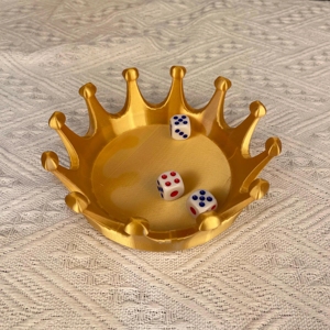 Vassoio per Dadi Mahjong Crown – Porta Dadi e Accessorio da Tavolo per Mahjong Americano - Product Image 2