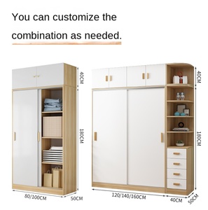 Prix d'usine, armoire murale multifonctionnelle en bois, style minimaliste et luxueux, <span class=keywords><strong>largeur</strong></span> <span class=keywords><strong>120</strong></span> <span class=keywords><strong>cm</strong></span>, armoire multifonctionnelle pour chambre à coucher - Product Image 6