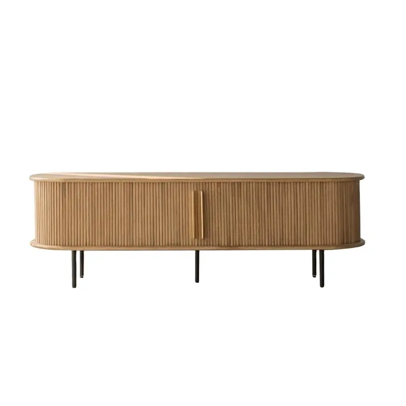 2022 New design hotel home livingroom top selling models storage function modern simple wood TV stand cabinet