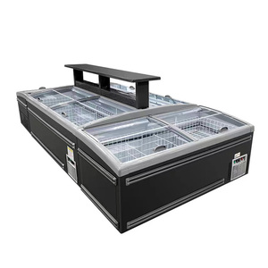 Meilleure vente grande capacité classique combinaison î<span class=keywords><strong>le</strong></span> armoire faible consommation d'énergie viande alimentaire affichage congélateur - Product Image 5