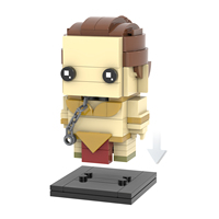 Set de Bloques de Construcción del Personaje Leia de la Guerra de las Galaxias, Kits de Bricolaje, Ladrillos MOC, Juguetes para Niños, Regalo, MOC2389