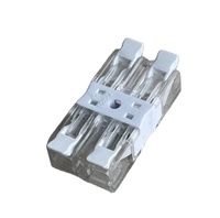 Connecteur rapide transparent à 2 broches avec levier, 4,0 mm², connecteurs de raccordement compacts, connecteur pour bande LED