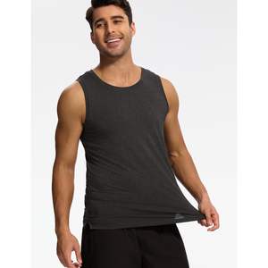 เสื้อกล้ามผู้ชายผ้าใยไผ่แบบกำหนดเอง แห้งเร็ว น้ำหนักเบา เสื้อกล้ามลำลอง ใส่สบาย ไม่ระคายเคือง ใช้เป็นเสื้อชั้นในหรือเสื้อนอนได้ - Product Image 3