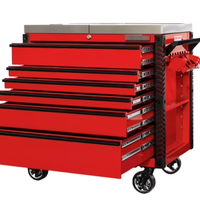 Gabinete de Herramientas de Acero Metálico Resistente para Taller Industrial o Garaje, Mesa de Trabajo de Aluminio TC-009, AA4C