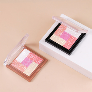 Paleta de Sombras de Ojos Personalizable Multicolor, Acabado Mate de Larga Duración, <span class=keywords><strong>5</strong></span> Tonos Tierra, Marca Privada - Product Image 4