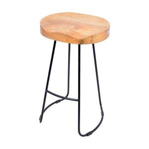 Modern High Quality <b>Dining</b> Bar <b>Stool</b> Stylish Metal Wood Furniture for Kitchen Hotel and Living Room Custom Counter Height - Product Image 3
