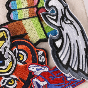 Toppe Ricamate Personalizzate con <span class=keywords><strong>Logo</strong></span> Sportivo NFL Senza MOQ, Design Personalizzato per Abbigliamento - Product Image 3