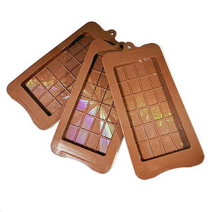 Yuye BPA miễn phí không dính Holographic sô cô la khuôn moule En Silicone silicona Para sô cô la Dubai sô cô la thanh khuôn - Product Image 6