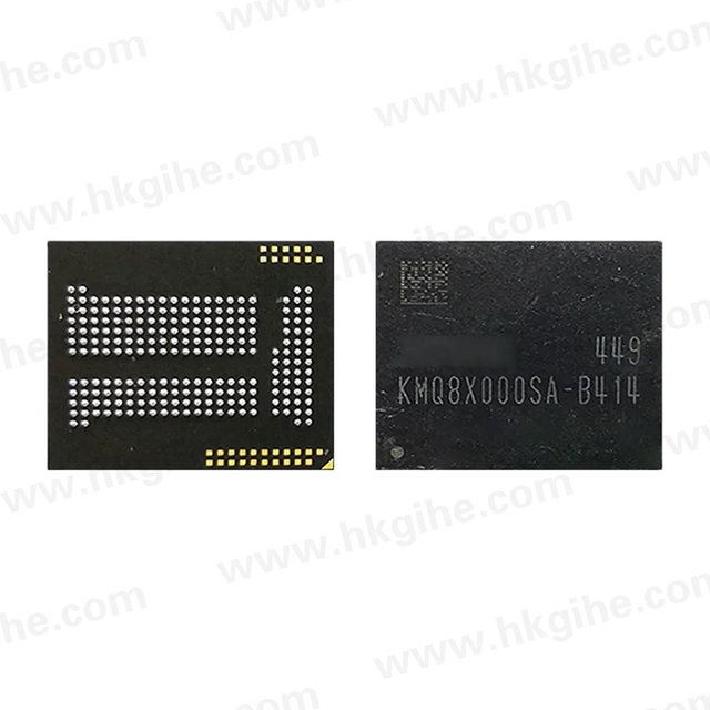 BOM list KMQ8X000SA B414 16GB BGA221 EMCP16G Flash Memory IC Chipset With Balls for wholesales