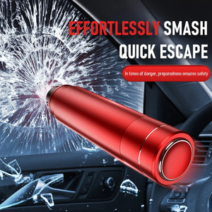 Marteau de sécurité automobile 2-en-1 : brise-vitre et coupe-ceinture – Outil de survie et de secours pour évacuation d'urgence - Product Image 3