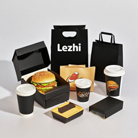 Caja de papel desechable para llevar patatas fritas, embalaje de alimentos, alitas de pollo personalizadas, cajas para hamburguesas, contenedor de caja de comida rápida para llevar