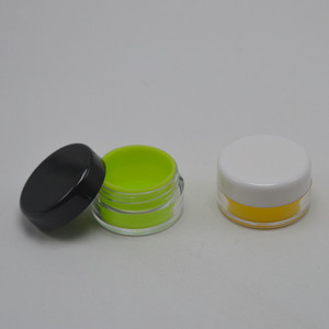 מיכלים צנצנת קרם ריקה PS פלסטיק קטן פלסטיק קוסמטי מותאם אישית 3 גרם 5 גרם 10 גרם 15 גרם 20 גרם אריזת קוסמטיקה שקופה PE קופסא קרטון - Product Image 5