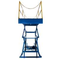 Plateforme élévatrice à ciseaux hydraulique fixe personnalisée avec rampe d'extension, grande table élévatrice à ciseaux, capacité 1000 kg