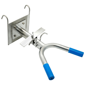 SS304เหล็กสแตนเลสตะขอคู่สำหรับหมูลูกหมูสัตวแพทย์ชั้นสำหรับตัดเย็บโต๊ะ - Product Image 1