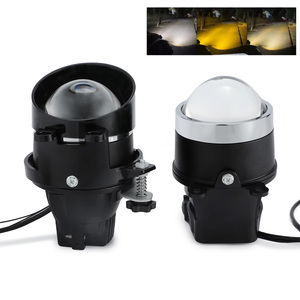 Lámpara Antiniebla LED Tricolor GPNE F9X de 3 Pulgadas, Enchufe H11, Lente Azul HD, Proyector Universal para Automóviles - Product Image 1