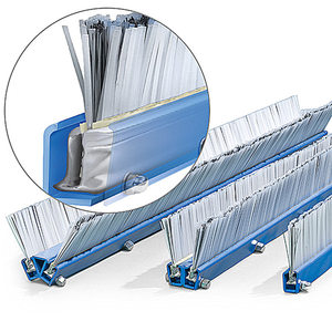 Brosse à bande pour blocs de béton en nylon résistant et en acier pour machine à blocs de béton - Product Image 5