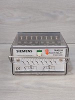 Relais de verrouillage rapide PLC 7PA2231 8 NC/NO avec bouton-poussoir 110VDC - Neuf avec boîtier sale