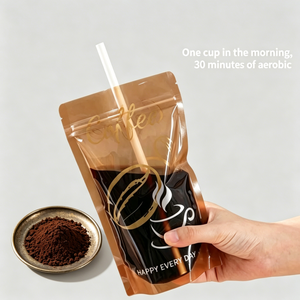 <span class=keywords><strong>กาแฟ</strong></span>ดำอาราบิก้าผสมอบเชยและขมิ้นธรรมชาติแบบผงสำเร็จรูป บรรจุภัณฑ์พกพา <span class=keywords><strong>ชง</strong></span>ได้ทั้งร้อนและเย็น ใช้คู่กับนมได้ - Product Image 5