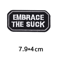 Golf Foxtrot Yankee Funny Tactical Embroidery Iron on Badges Moral Patches