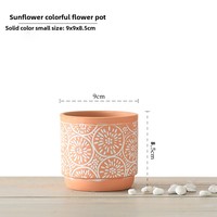 Pot bunga keramik bergaya dalam ruangan & luar ruangan Pot bunga dekoratif untuk tanaman Pot bunga elegan furnitur untuk RUMAH & Taman
