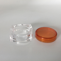 Pot Échantillon Cosmétique Vide en Plastique Transparent de 5g, Idéal pour Fard à Paupières, Ongles, Poudre, Bijoux – Pots Cosmétiques Couleurs Assorties