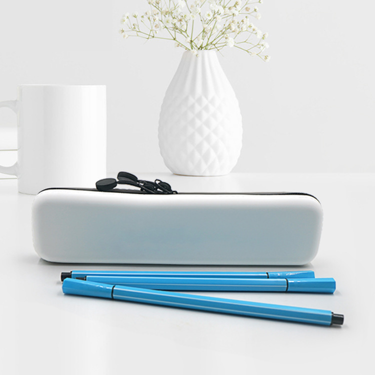 Силиконовый пенал на молнии для пищевых продуктов по заводской цене, держатель-подставка для школьных канцелярских принадлежностей, футляр для ручек, OEM ODM