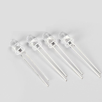 Lentille ronde claire ultra lumineuse blanc vert bleu rouge jaune haute luminosité 5mm Led Diode à travers le paquet de trou