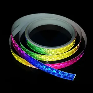 Safety Mark Reflective Tape Stickers Car Styling Self Adhesive Warning Tape Automobiles Motorcycle Reflective Film