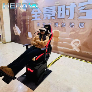 Plateforme de mouvement immersif 360° HEROVR à fort potentiel de rentabilité, machine de jeu <span class=keywords><strong>VR</strong></span> à construction métallique pour parcs d'aventure intérieurs/extérieurs - Product Image 5