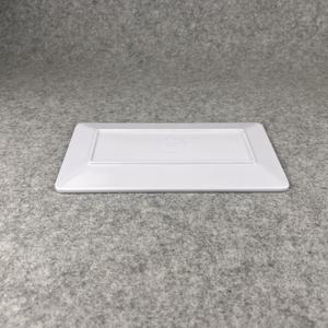 Plato para servir café <span class=keywords><strong>de</strong></span> <span class=keywords><strong>melamina</strong></span> pesada <span class=keywords><strong>de</strong></span> alta calidad rectangular <span class=keywords><strong>de</strong></span> color liso - Product Image 6