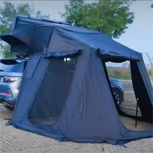 <span class=keywords><strong>Prix</strong></span> de gros Tente de toit en ABS pour <span class=keywords><strong>camping</strong></span> en plein air 4x4 avec ramassage pour voiture Tente de toit pour 4 personnes à coque rigide avec annexe - Product Image 3
