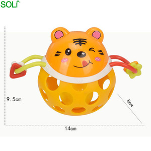 Hot Bán Tay Bóng Động Vật Mềm Cao Su Số Lượng Lớn Mọc Răng Đồ Chơi Rattle Bé Đồ Chơi <span class=keywords><strong>Teether</strong></span> - Product Image 2