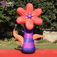 Fleurs gonflables publicitaires, ballon gonflable personnalisé, lotus gonflable géant, fleur artificielle gonflable pour la décoration de mariage et de fête