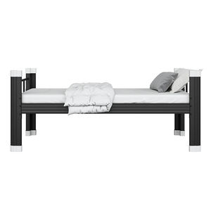 Lit superposé taille King adulte grand lit en échelle à vendre lit superposé avec matelas <span class=keywords><strong>auberge</strong></span> Tempat Tidur Susun Besi Katil 2 - Product Image 6