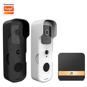 Tuya-videoportero inteligente con WiFi, Monitor de cámara para el hogar, intercomunicador, Audio bidireccional, IR, visión nocturna, teléfono para puerta, 1080P
