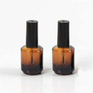 Bottiglia rotonda trasparente di smalto 15ml bottiglia vuota su misura bottiglie di smalto <span class=keywords><strong>per</strong></span> <span class=keywords><strong>unghie</strong></span> con pennello - Product Image 5
