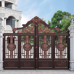 Porte électrique de luxe de haute qualité <span class=keywords><strong>en</strong></span> alliage <span class=keywords><strong>d</strong></span>'aluminium, porte battante, <span class=keywords><strong>portail</strong></span> <span class=keywords><strong>d</strong></span>'entrée de villa et de maison, <span class=keywords><strong>portail</strong></span> <span class=keywords><strong>en</strong></span> <span class=keywords><strong>fer</strong></span> forgé, <span class=keywords><strong>prix</strong></span> - Product Image 4