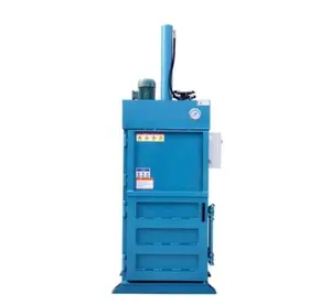 500 Automatic Baler Machine Metal Small Vertical Hydraulic Baler Machine For Film Factory