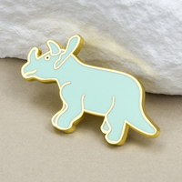 Broches en métal émaillées de collection en gros sur le thème de la faune animale : ornithorynces, flamants roses, rhinocéros, dragons – Idéales pour les souvenirs de zoo