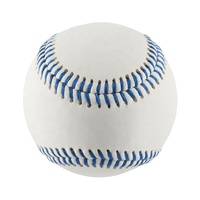 Baseball en cuir pleine fleur de qualité supérieure pour les jeux officiels avec 100% enroulements en laine