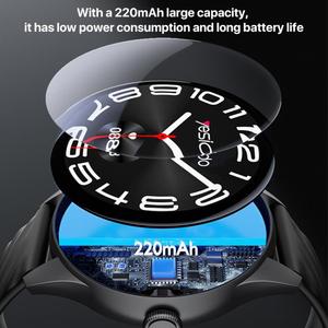Montre connectée <span class=keywords><strong>Yesido</strong></span> IO43 à écran large haute définition de 1,53 pouce à prix avantageux, prise en charge des appels sans fil / fréquence cardiaque - Product Image 3
