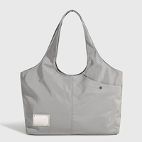 Sac fourre-tout pliable pour femme SY, grand sac à bandoulière en nylon résistant à l'eau, léger, pliable, réutilisable pour les courses et comme sac fourre-tout