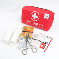 Trousse d'urgence de voiture MDR DIN 13164 de haute qualité trousse de premiers soins de voiture avec fournitures médicales d'urgence essentielles équipement d'autodéfense