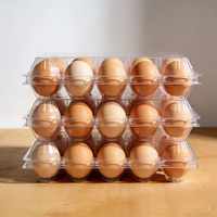 Bon marché Emballage d'oeufs en plastique de haute qualité 6/8/10/12/15/30 cellules plateau d'emballage d'oeufs de poulet à vendre