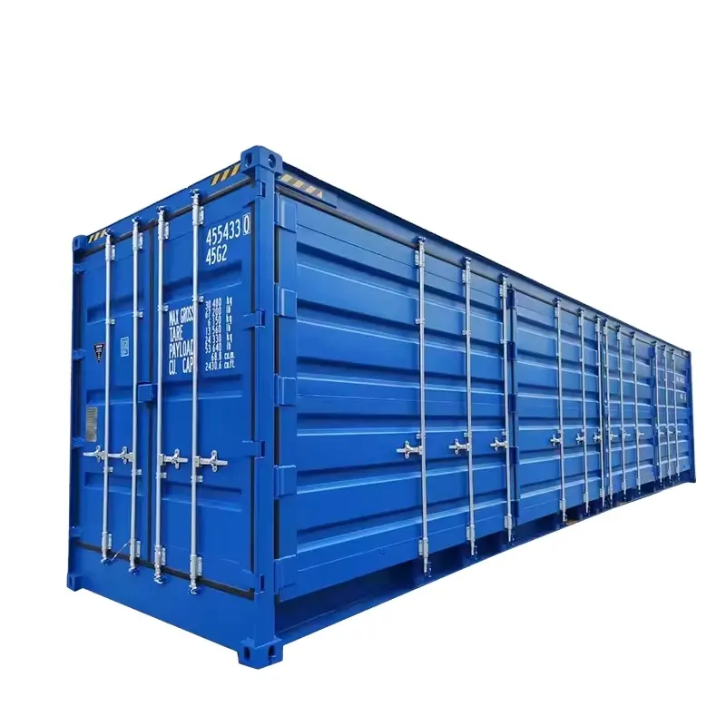 Abd'ye satılık yepyeni CSC sertifikalı konteynerler 40ft açık taraf kargo konteyneri