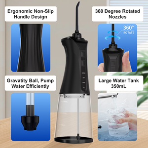 Fabricante de fábrica OEM, hilo dental de agua eléctrico inalámbrico portátil, hilo dental de agua USB, irrigador oral, fabricante - Product Image 1