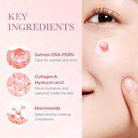 Crème Visage Anti-Âge Coréenne Marque Privée Soin Capsule au Collagène, DNA de Saumon, PDRN et Niacinamide