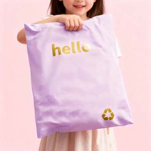 ECO Friendly Custom logo Purple Packaging Package <b>Postage</b> Polythene Courier Poly Mailer Shipping Mailing <b>Bags</b> Plastic <b>Bags</b> - Product Image 1