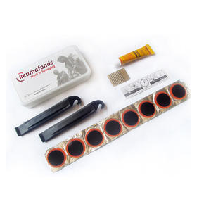 Kit de reparación de neumáticos de bicicleta Reumofands con parches, pegamento y caja de herramientas para fijar la cámara de aire de la bicicleta. - Product Image 3
